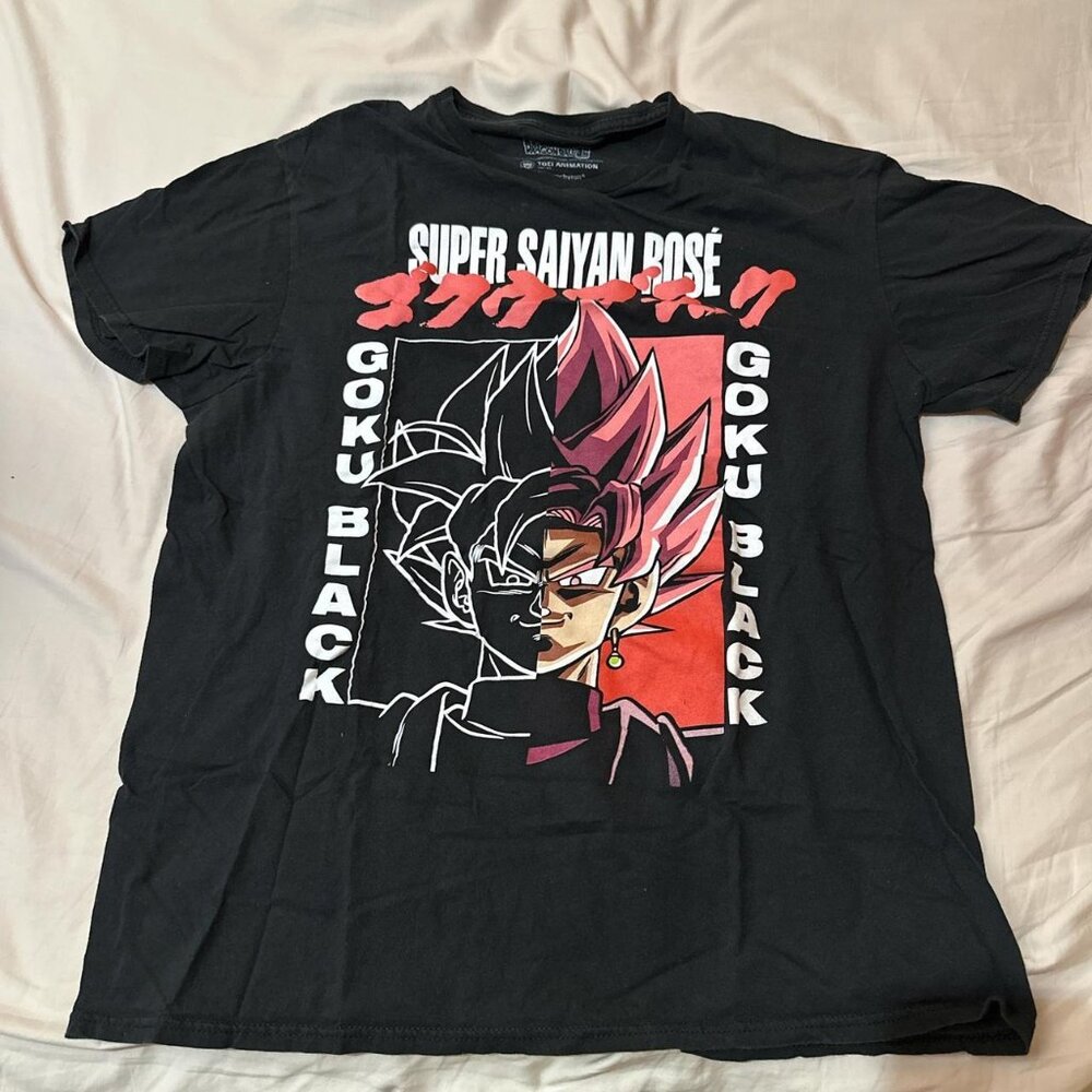 Goku Black Super Saiyan Rose t shirt